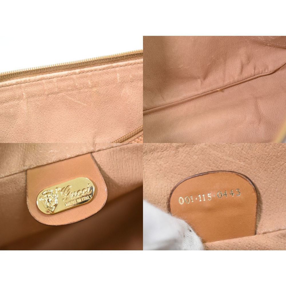 Gucci Bag Micro Brown Beige GG Shoulder - Picture 9 of 9